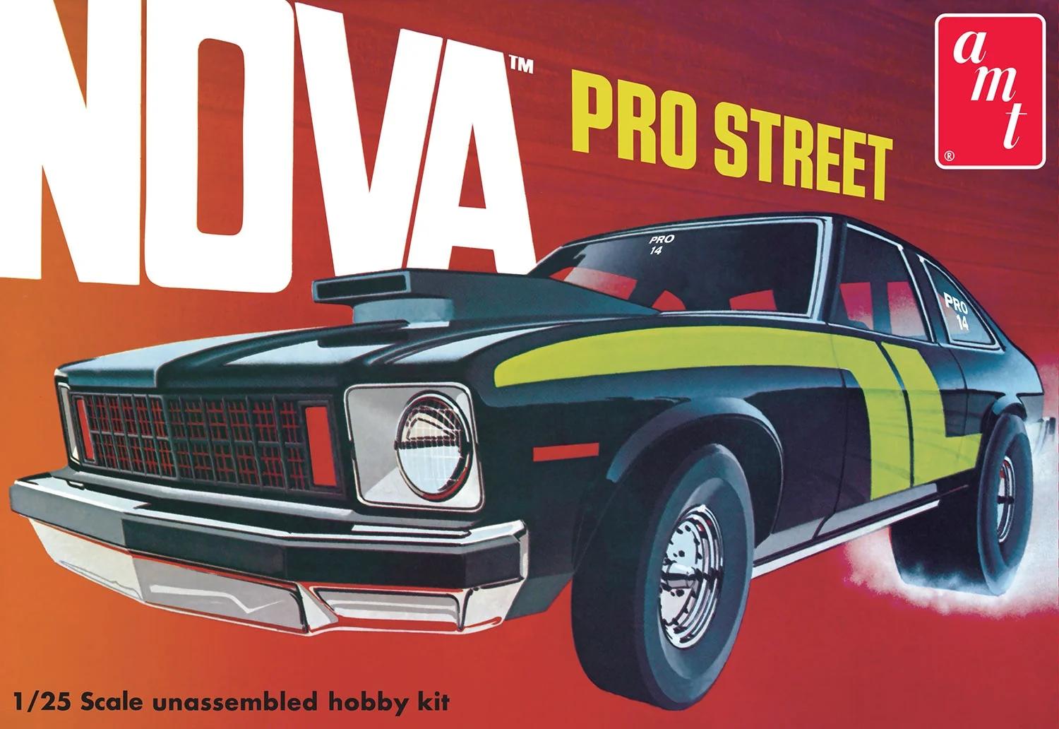 AMT 1/25 1976 Chevy Nova Pro Street Model Kit — box art
