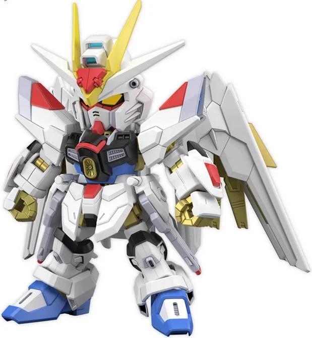 Bandai SD Cross Silouette Mighty Strike Model Kit — box art
