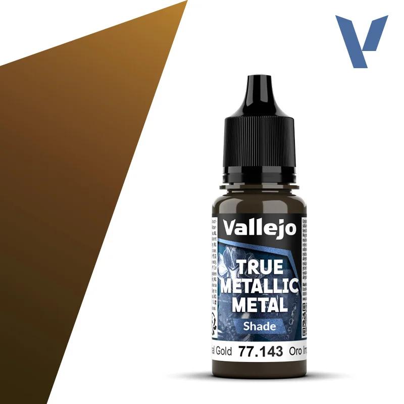 Vallejo True Metallic Imperial Goldshade6pk — product photo