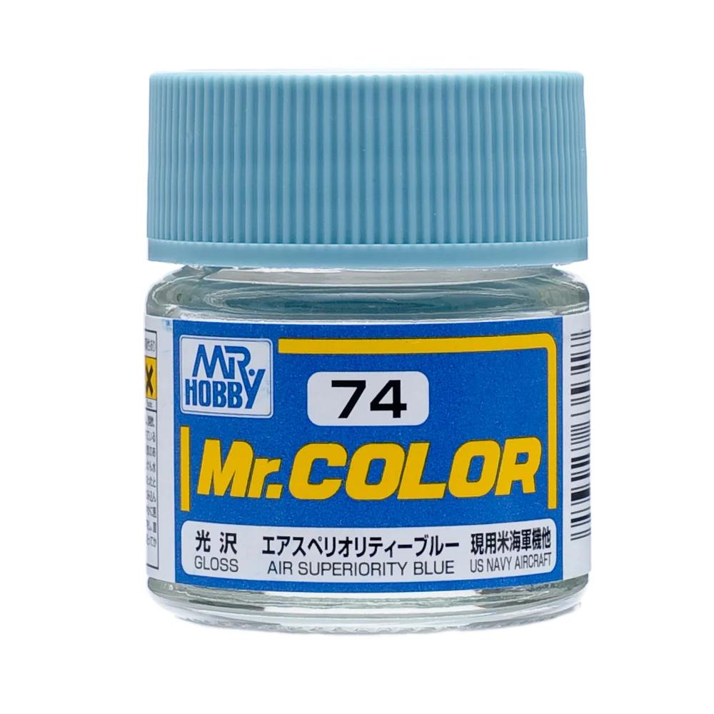 Mr. Hobby Mr. Color Air Superiorty Blue (C74) 10 ml — official product photo 1