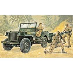 Italeri 1/35 Willys MB Jeep with Trailer — box art