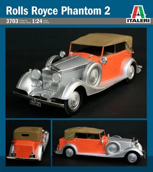 Italeri 1/24 Rolls Royce Phantom II Model Kit — official product photo 1