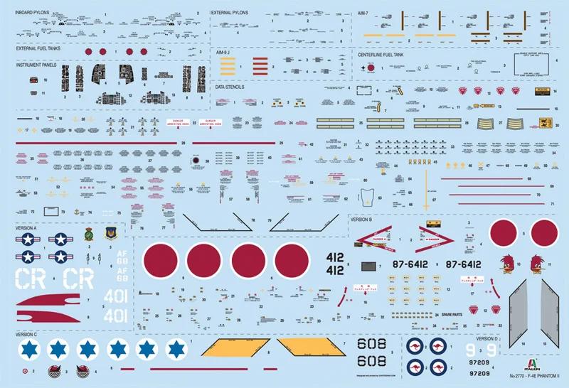 Italeri 1/48 F-4E Phantom II Model Kit — official product photo 2