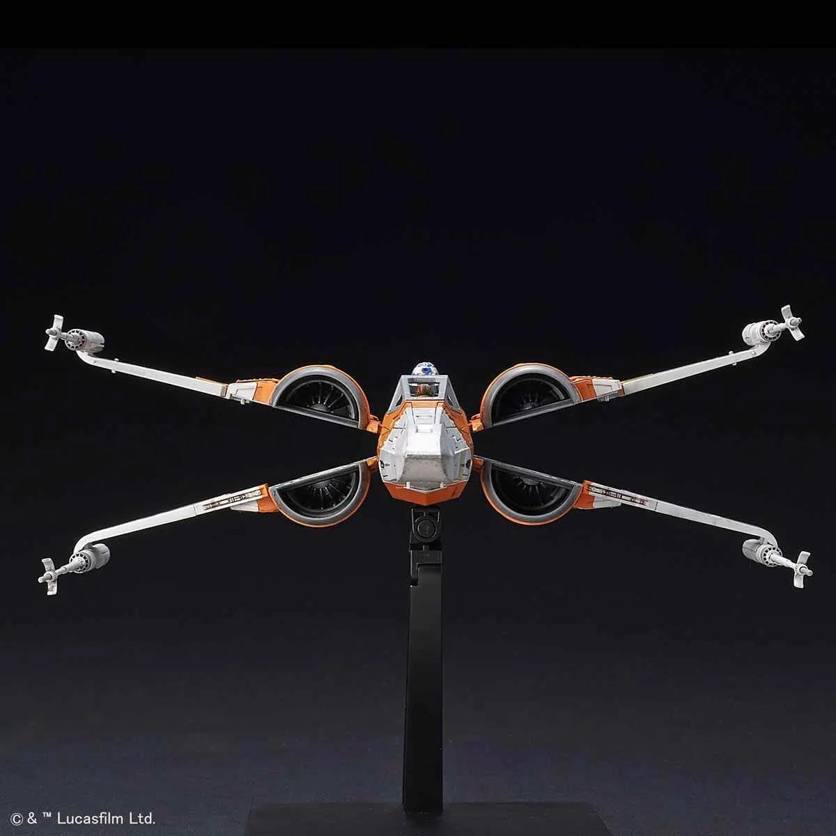 Bandai Poe's X-Wing Fighter Rise Skywalker Model Kit — product photo 7
