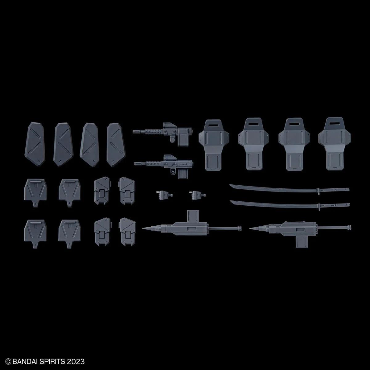 Bandai 1/144 HG Amain Warrior At Borderline Weapon Model Kit — official product photo 1