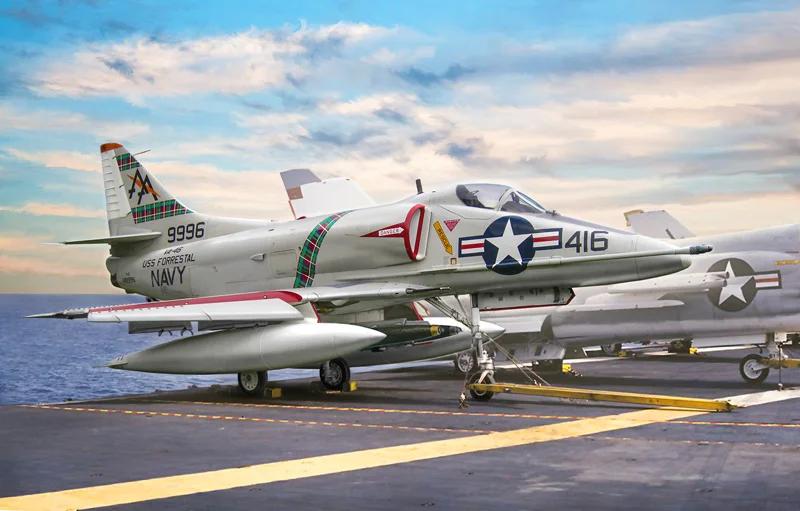 Italeri 1/48 A-4E F G Skyhawk Model Kit — official product photo 1