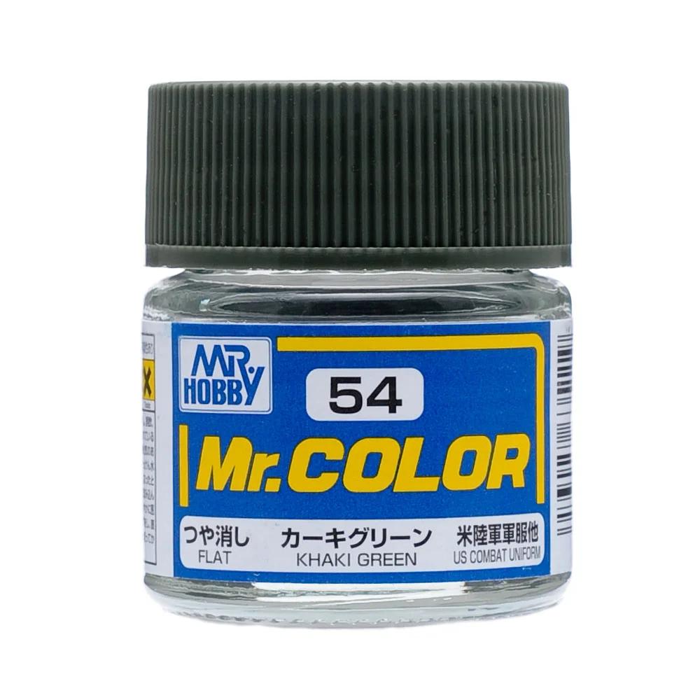 Mr. Hobby Mr. Color Khaki Green (C54) 10 ml — official product photo 1