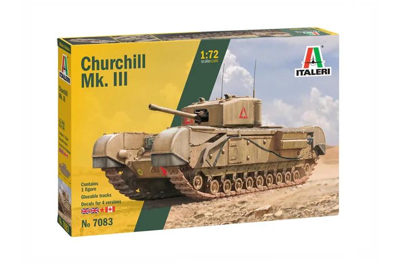 Italeri 1/72 Churchill MK III Model Kit — official product photo 1