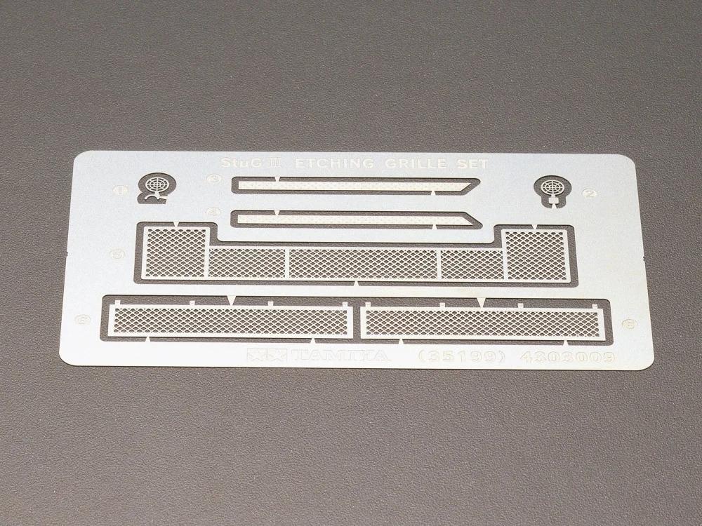 Tamiya Stug III Photo Etched Grille Model Kit — official product photo 1