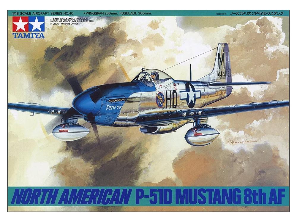 Tamiya 1/48 P-51D Mustang 8th Af Model Kit — official product photo 1