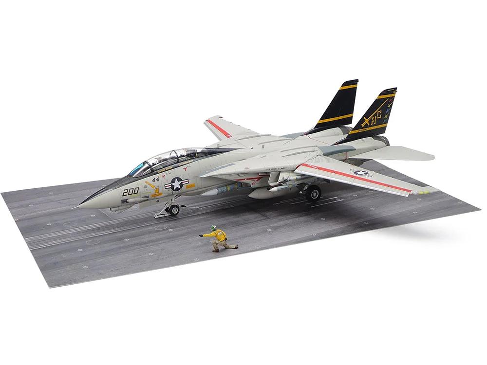 Tamiya 1/48 F-14A Grumman Tomcat Carrier Based Model Kit — official product photo 1