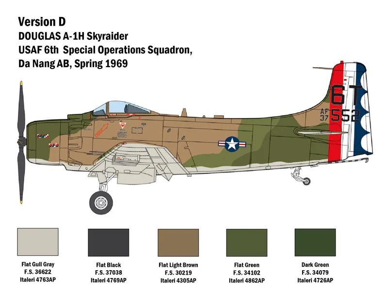 Italeri 1/48 A-1H Skyraider Model Kit — official product photo 6
