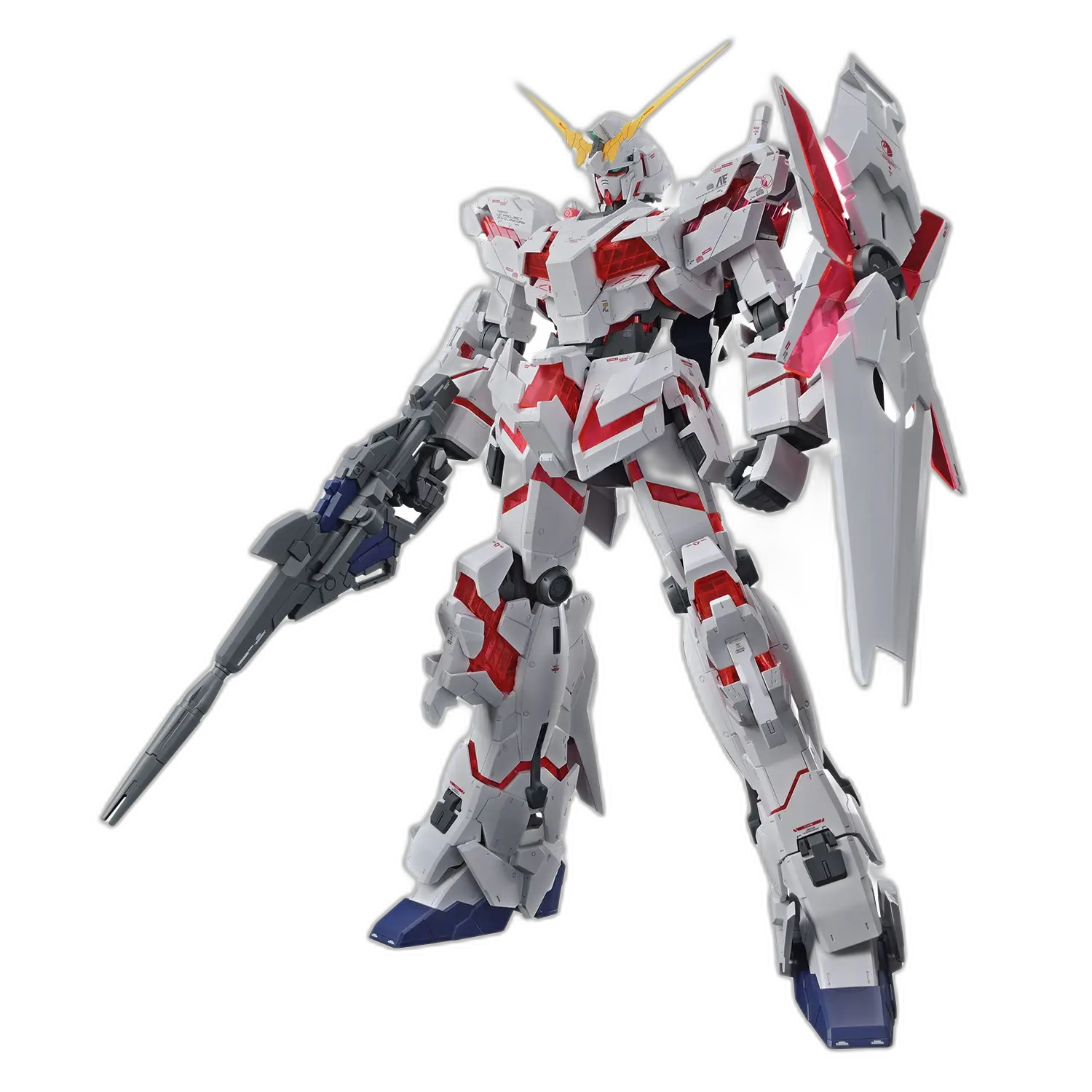 Bandai MS Unicorn Destroy Mode Megasize Model Kit — box art