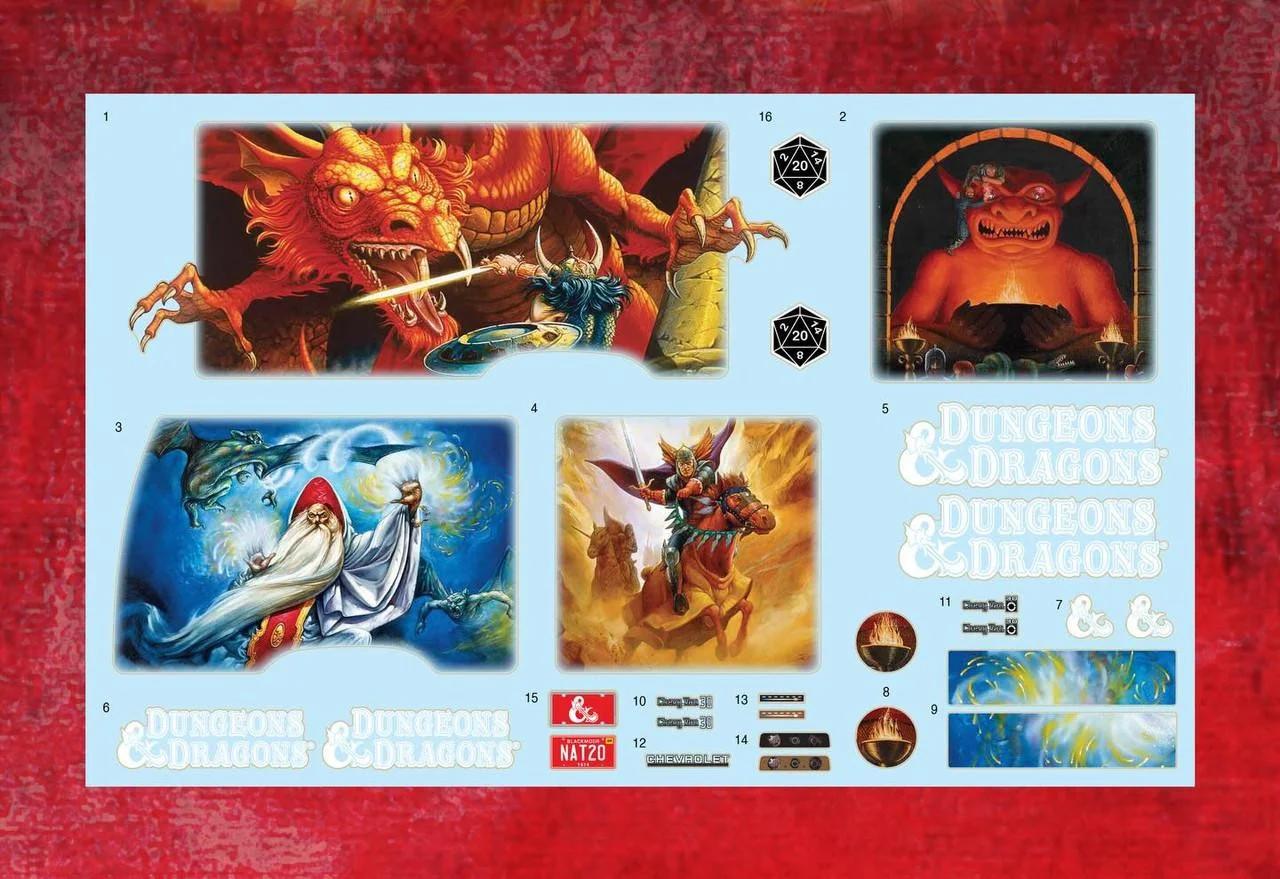 AMT 1/25 74 Chevy Van Dungeons Dragons Model Kit — official product photo 2