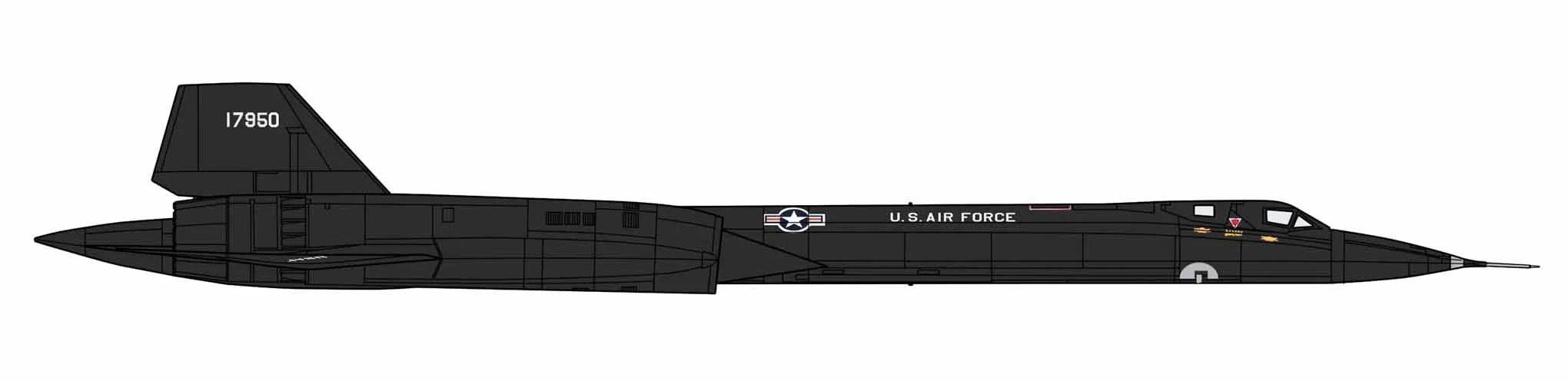 Hasegawa 1/72 SR-71 Blackbird Model Kit — box art