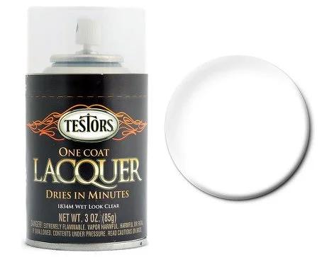 Testors Wet Look Clear Laq Spray — product photo