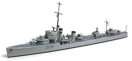 Tamiya 1/700 Vampire Ran Destroyer Model Kit — box art