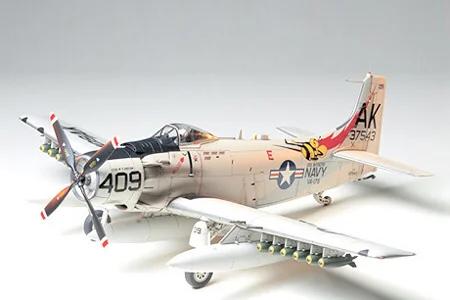 Tamiya 1/48 Douglas Skyrader Ad-6 Model Kit — box art