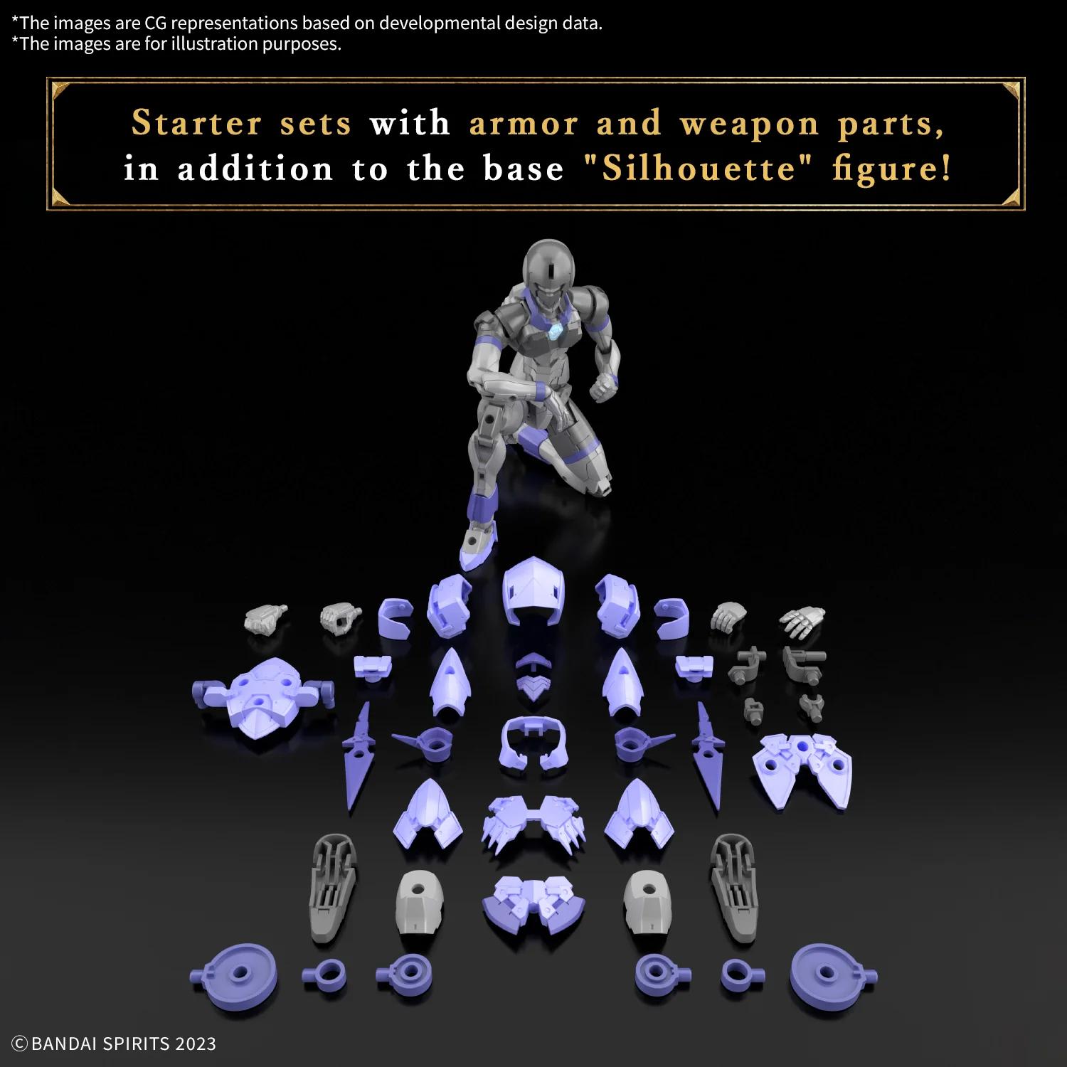 Bandai 1/144 30MF Liber Assassin Model Kit — official product photo 3