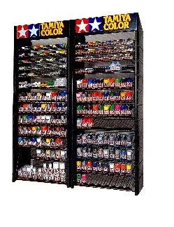 Tamiya Acrylic Lacquer Rack 6 Rows 10ml 90ct — product photo