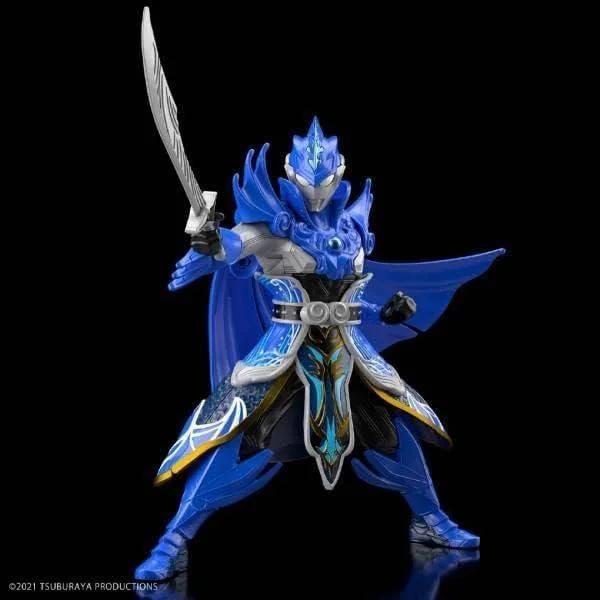 Bandai Ultraman Blu Xiahou Dun Armour Model Kit — official product photo 1