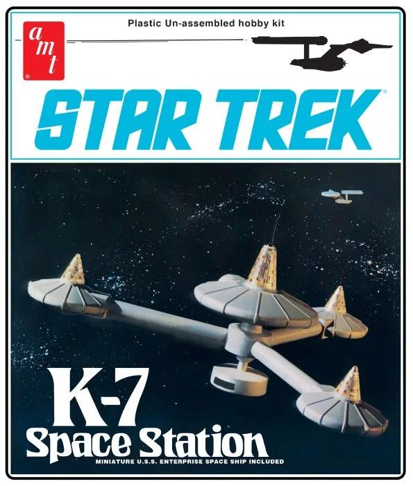 AMT 1/7600 K-7 Star Trek Space Station Model Kit — box art