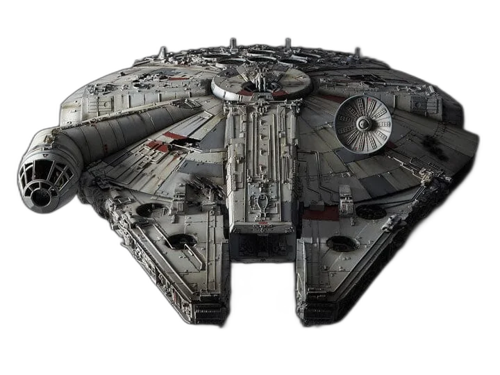Bandai 1/72 PG Millennium Falcon With Lights Model Kit — box art