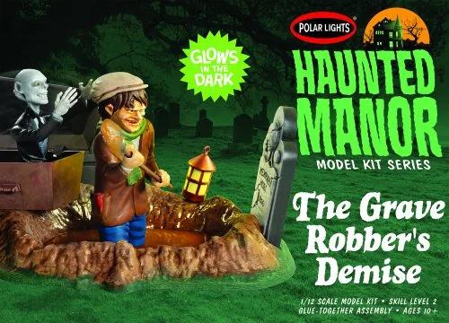 Polar Lights Haunted Manor Grave Robbers Demise Model Kit — box art