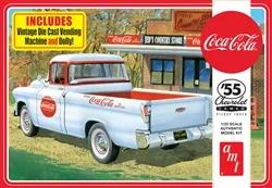 AMT 1/25 1955 Chevy Cameo Pickup Truck Coca Model Kit — box art