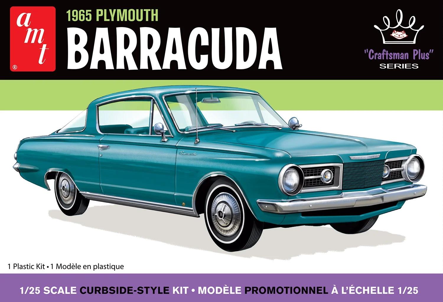 AMT 1/25 65plymouth Barracuda Craftsman Model Kit — box art