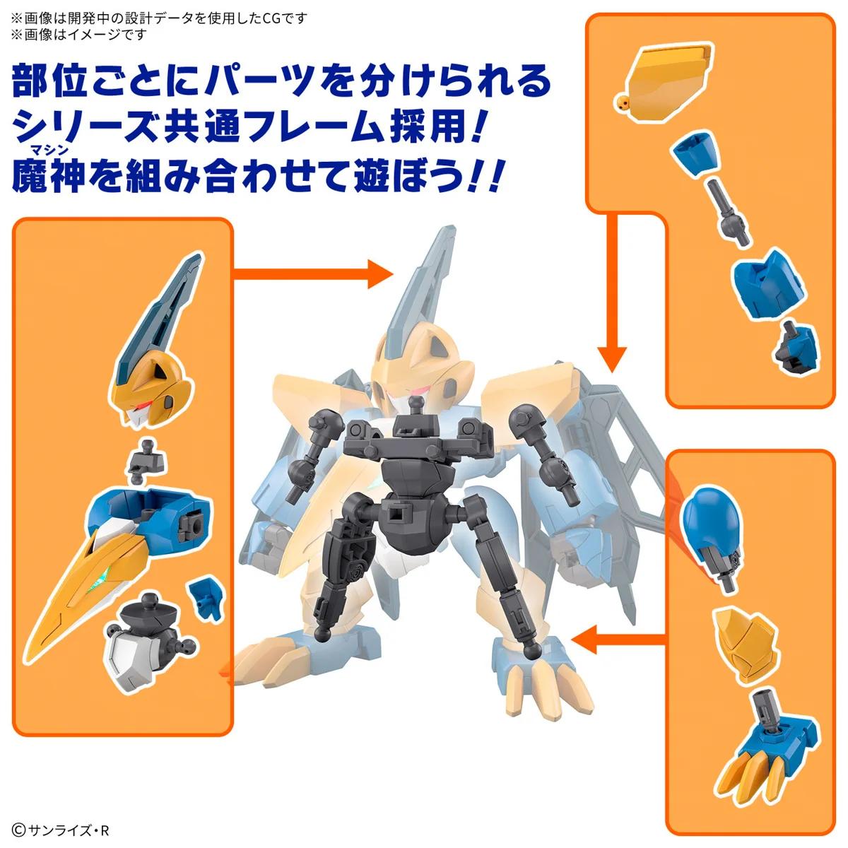 Bandai Tenshohmaru Mashin Creator Wataru Model Kit — official product photo 3