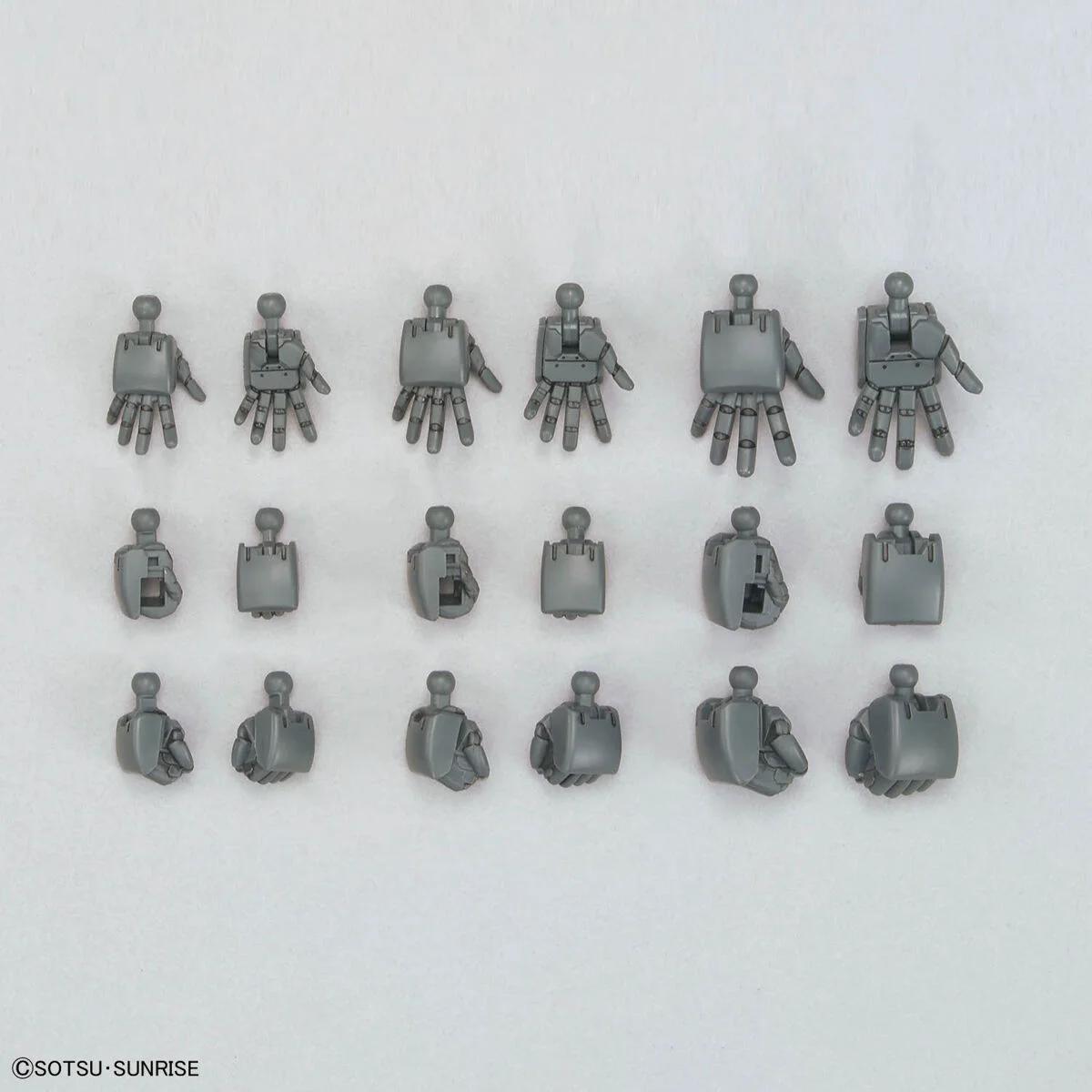 Bandai Option Parts Set 04 Build Hands Model Kit — official product photo 1