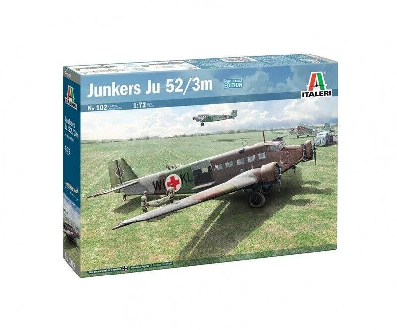 Italeri 1/72 Ju-52 3m Model Kit — box art
