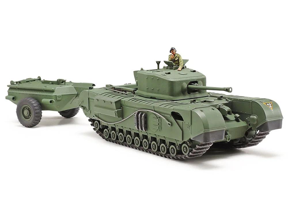 Tamiya Brit Churchill MK Vii Croc 48 Model Kit — official product photo 1