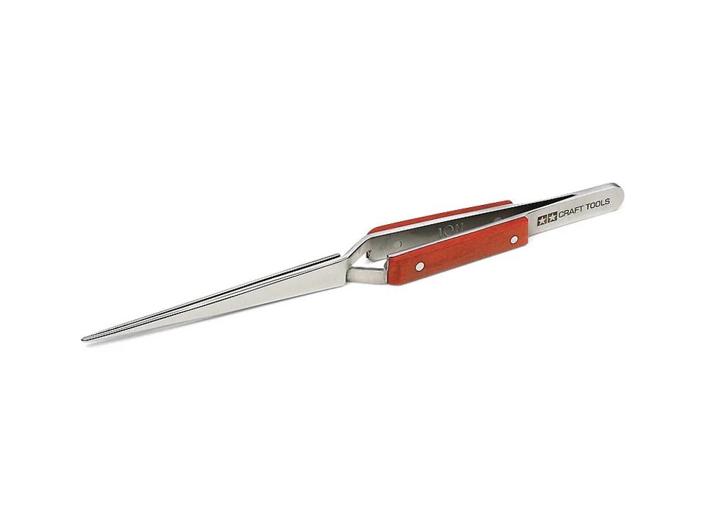 Tamiya Straight Tweezers Reverse Action1 — official product photo 1