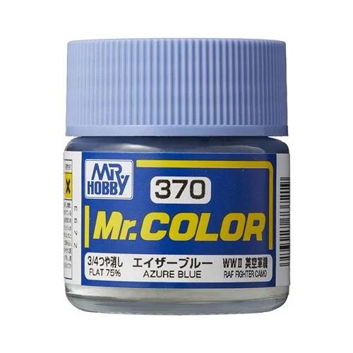 Mr. Hobby Mr. Color Azure Blue (C370) 10 ml — official product photo 1
