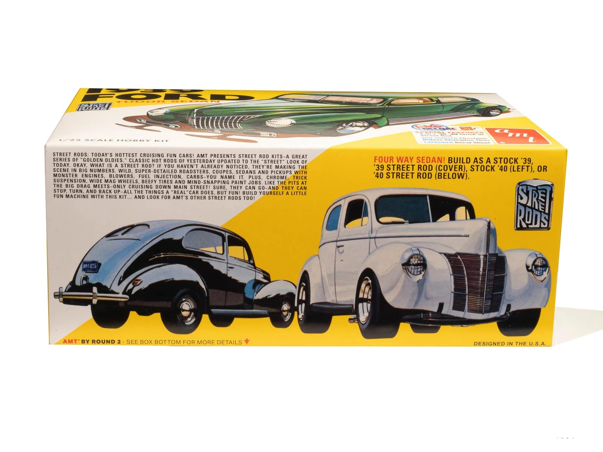 AMT 1/25 39 Ford Sedan Street Rod Model Kit — official product photo 2