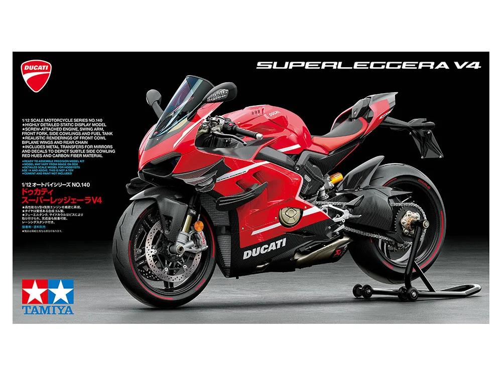 Tamiya 1/12 Ducati Superleggera V4 Model Kit — official product photo 1