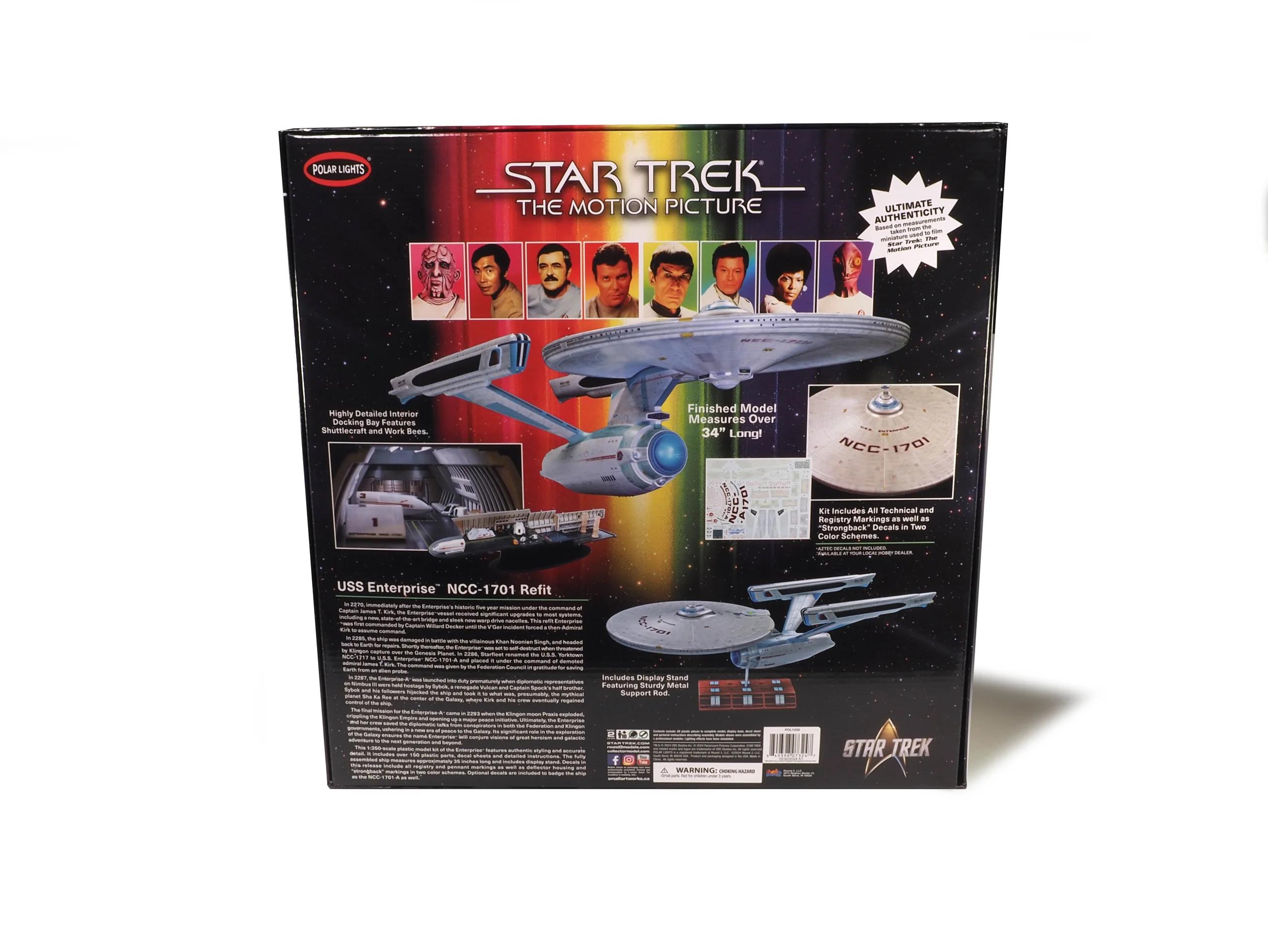 Polar Lights 1/350 Star Trek Uss Enterprise Refit Model Kit — official product photo 3