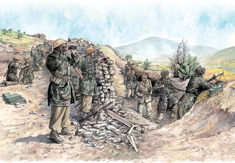 Italeri 1/72 German Paratrooper Ww-ii Model Kit — official product photo 1