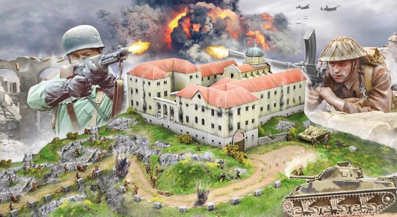 Italeri 1/72 Montecassino 1944 Gustav Line Model Kit — box art