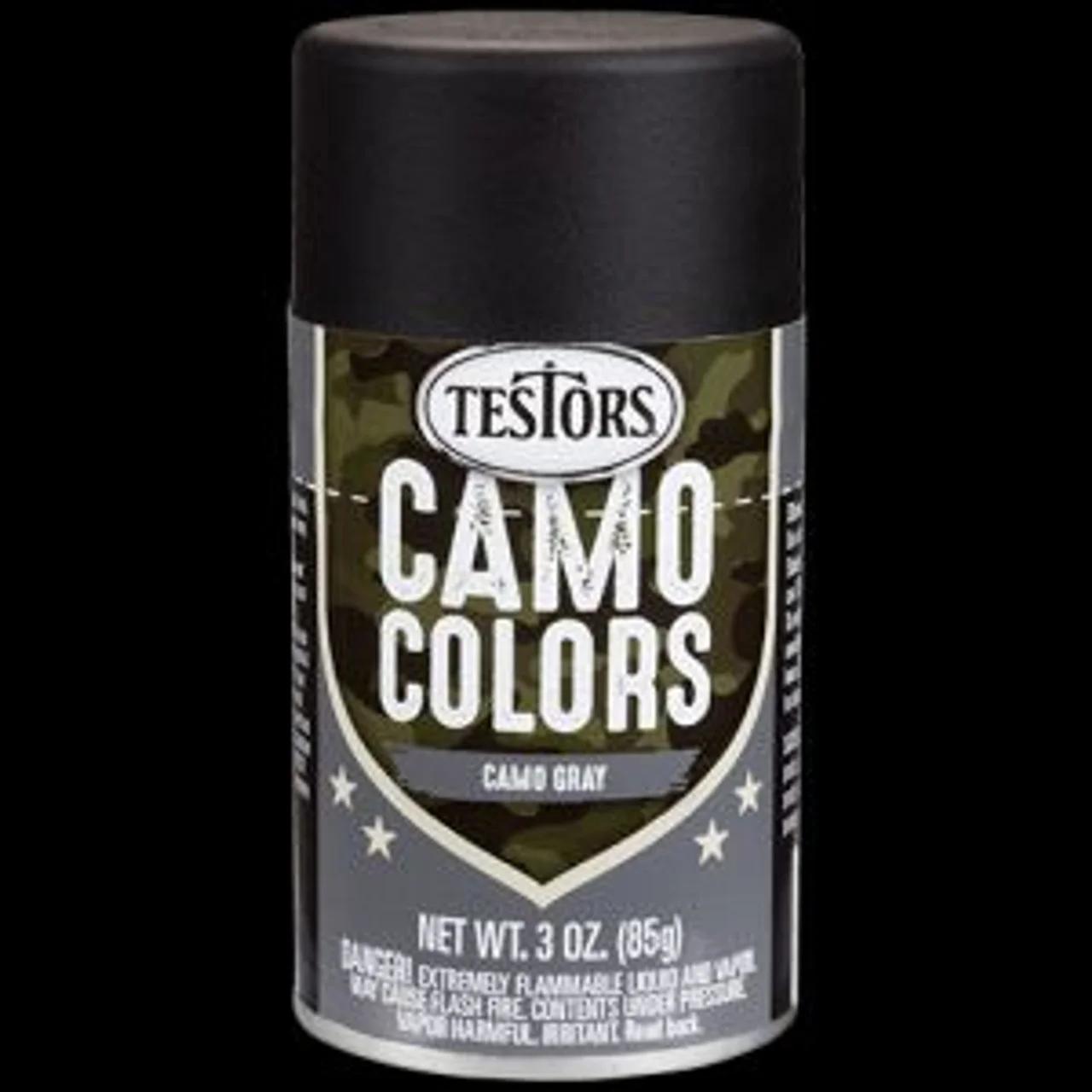 Testors Camo Spray Gray 3p