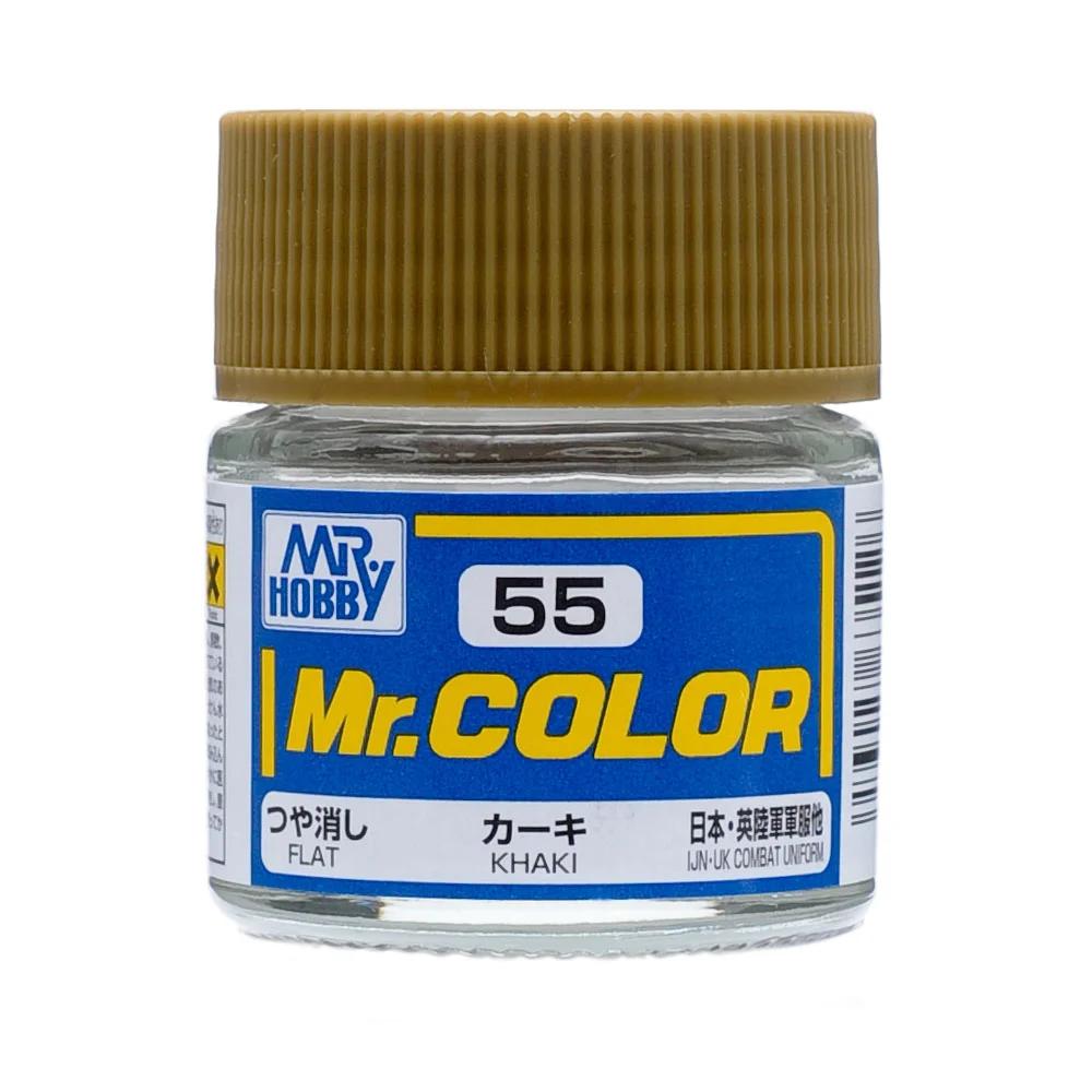 Mr. Hobby Mr. Color Khaki (C55) 10 ml — official product photo 1