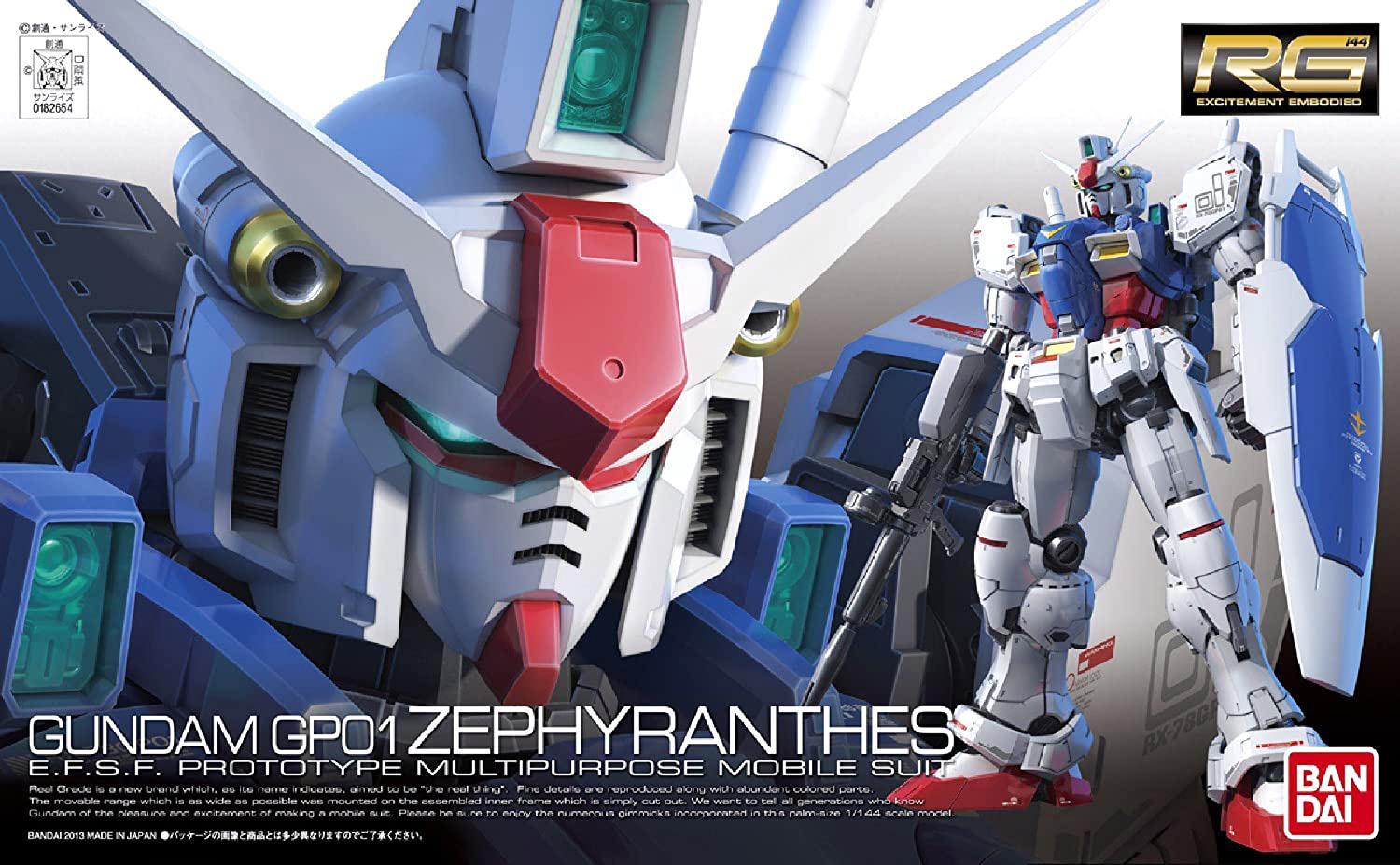 Bandai 1/144 RG RX-78GP01 Gundam GP01 Zephyranthes - Image 4 of 4