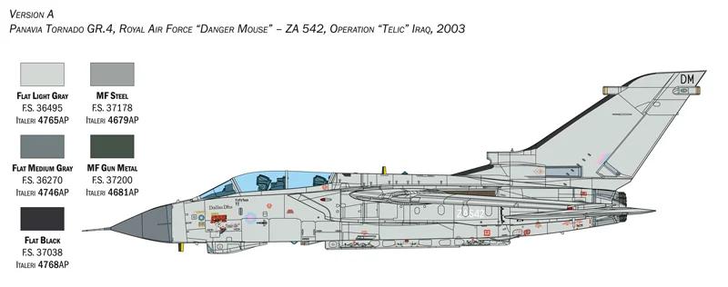 Italeri 1/32 Tornado Gr 4 Model Kit — official product photo 3