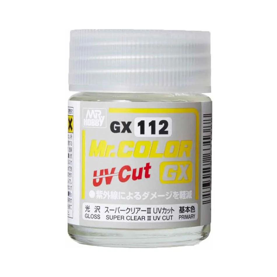 Mr. Hobby Mr. Color GX Super Clear III UV Cut Gloss (GX112) 18 ml — official product photo 1