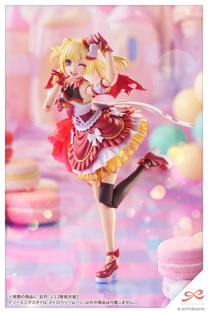 Sousai Shojo Teien Yue Kisaragi [Diva Costume] Dreaming Style Strawberry Moon 1/10 Scale Model Kit — product photo