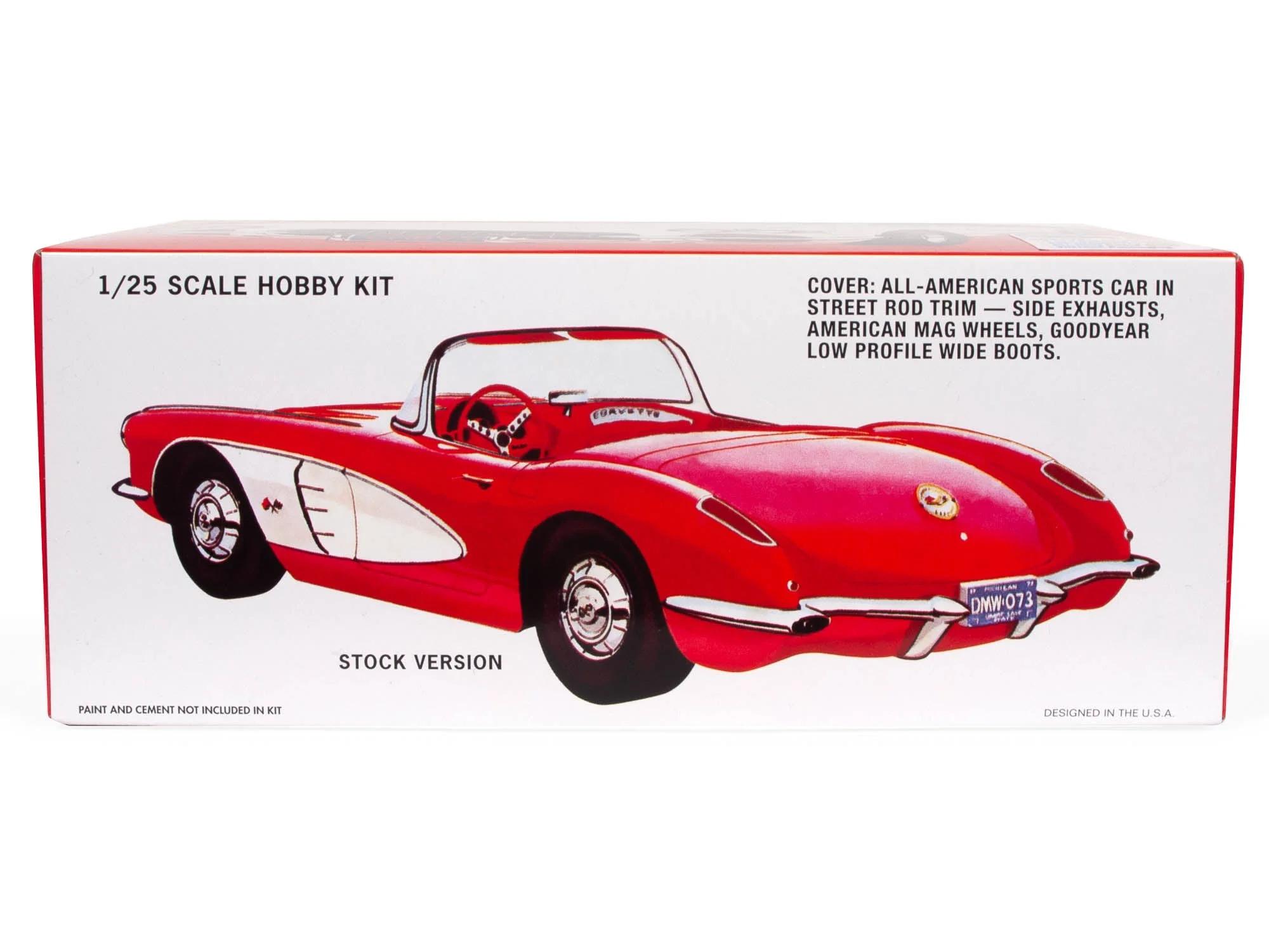 AMT 1/25 60 Chevrolet Corvette Model Kit — official product photo 3
