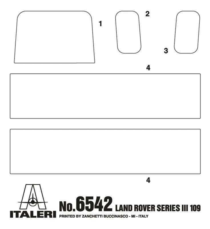 Italeri Land Rover Series III Model Kit — official product photo 4