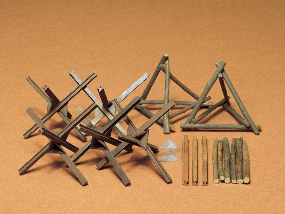 Tamiya 1/35 Barricade Set Model Kit — official product photo 1